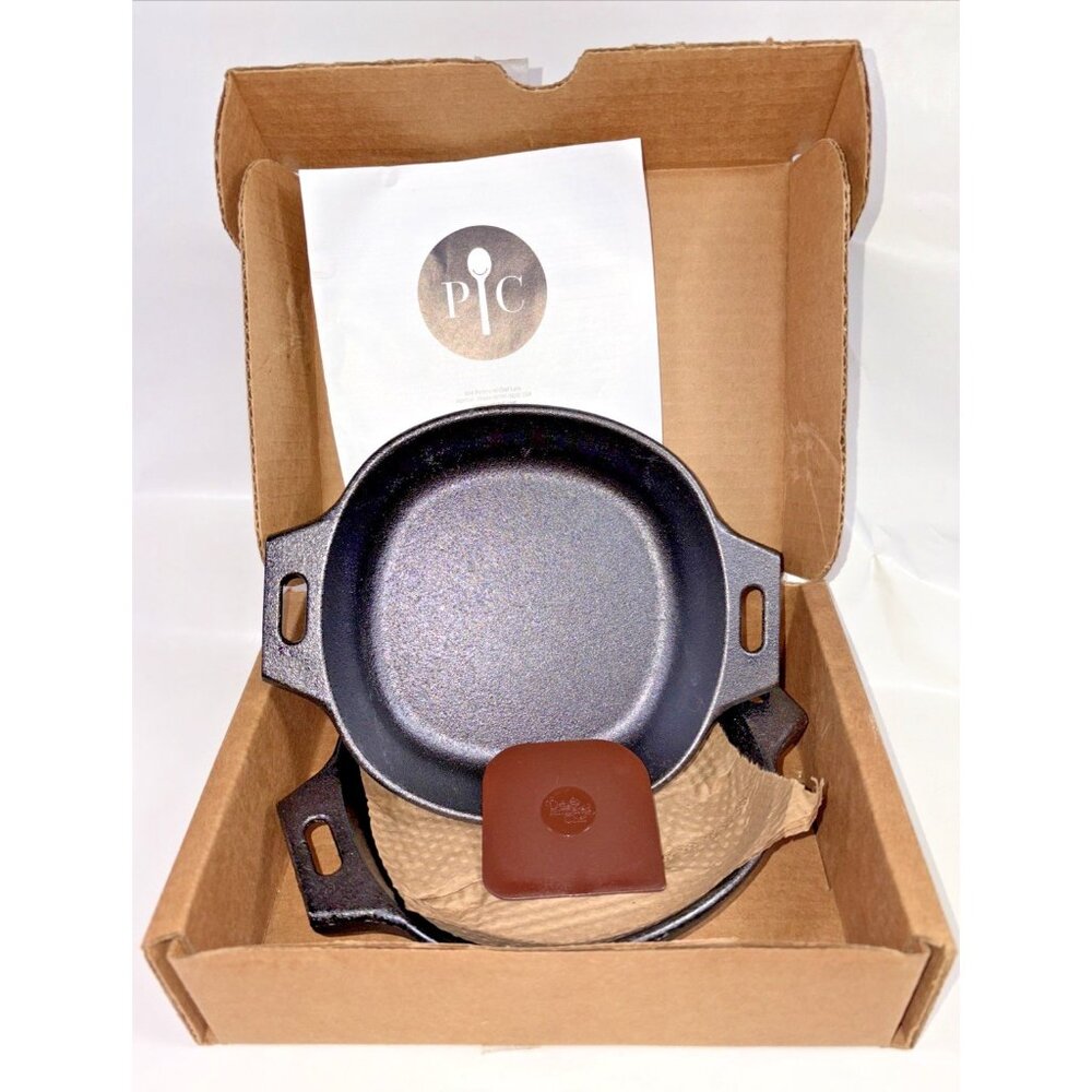 Pampered Chef 5.5" Cast Iron Skillet Set USA 100250 2020